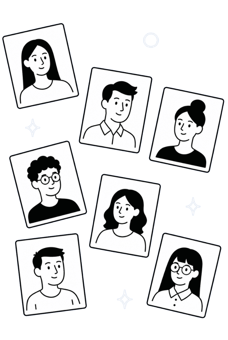 fototessere per tesi e curriculum